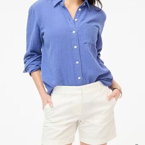 J. Crew White Casual Shorts